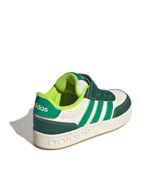 BREAKBASE Παιδικά Sneakers με Σκρατς Λευκά