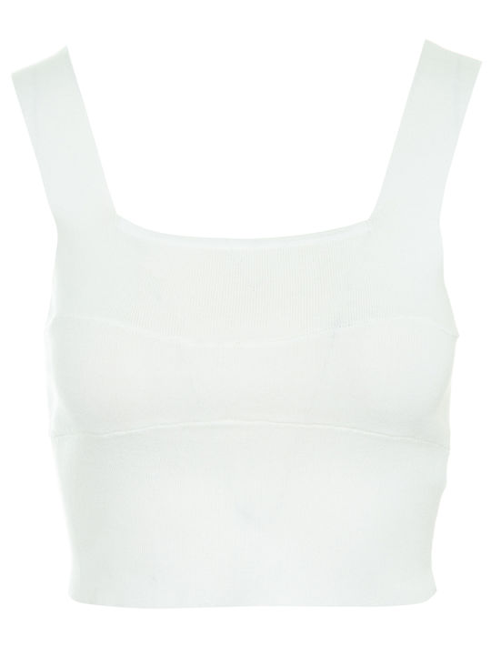 Coldy Women's Crop Top White