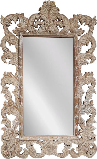 Artekko Mirroki Wall Mirror Full Length with White Wooden Frame 150x100cm 1pcs