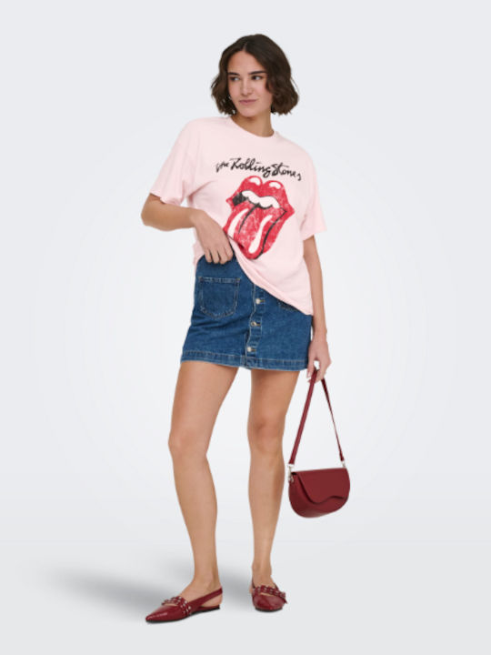 Women's Blouse Cotton Short Sleeve Pale Lilac
