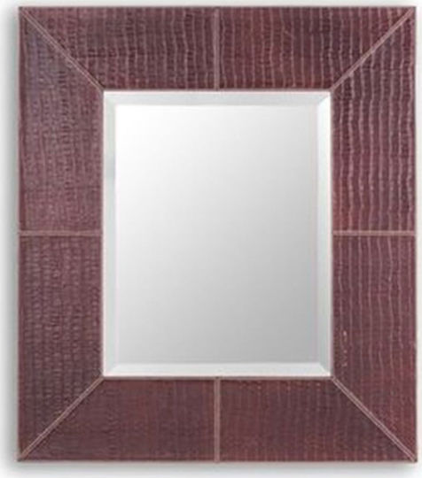 Artekko Bruer Oglindă De Perete Rectangulară Roșie 80x70cm Artekko Bruer Oglindă De Perete Rectangulară Roșie 80x70cm