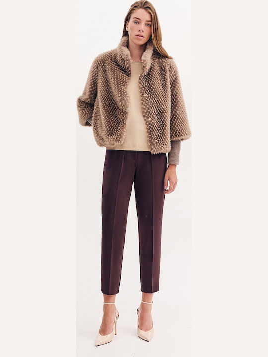 Women's Long Sleeve Sweater Beige