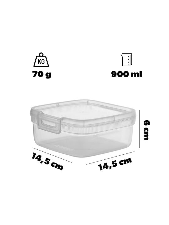 Curver Lunch Box Plastic Transparent 900ml