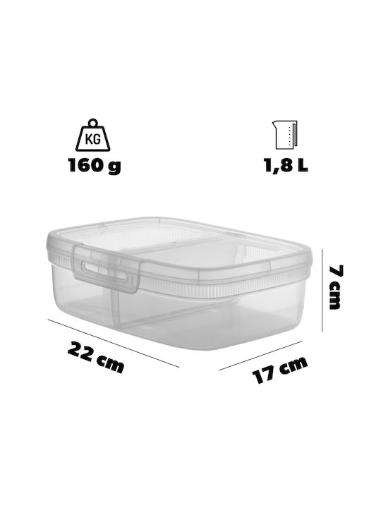 Curver Lunch Box Plastic Transparent 1.8lt