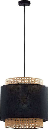 TK Lighting Boho Висящо осветително тяло Черен 38см.