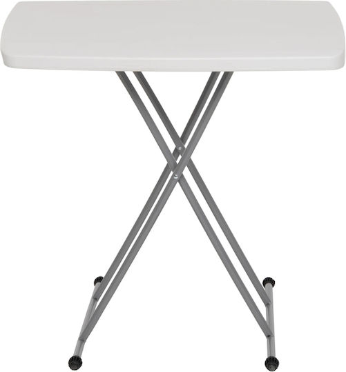 Auxiliary Catering Foldable Garden Table 76.5x50x53 White
