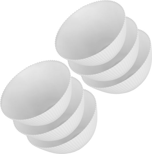 Kadax Kadax Servierschale Rund Glas Weiße mit Durchmesser 15,2 cm 6 Stück Kadax Kadax Servierschale Rund Glas Weiße mit Durchmesser 15,2 cm 6 Stück