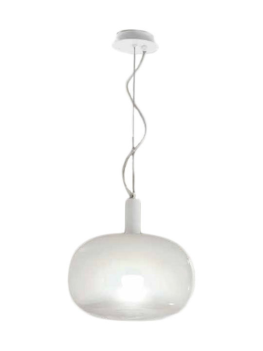 Ondaluce Pendant Light White with Socket E27 20cm