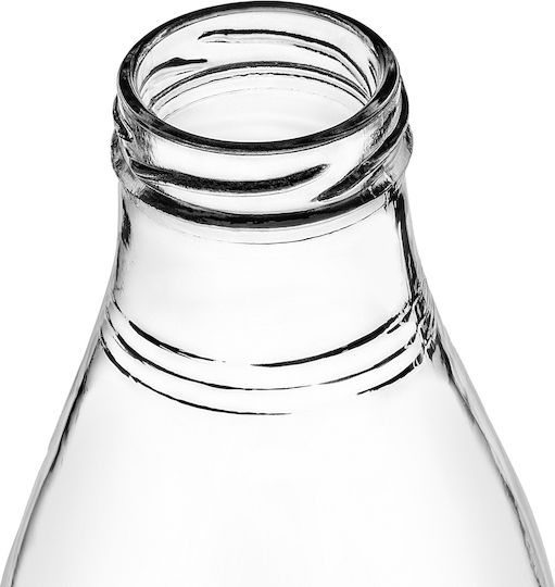 Kadax Sticlă De Apă Din Sticlă Cu Capac Șurub Transparent 1000ml
