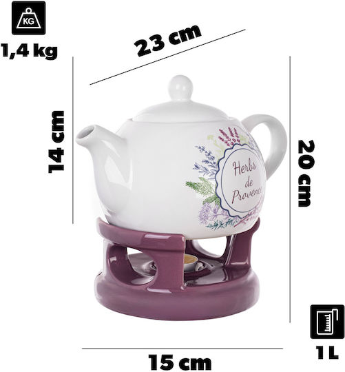Kadax Σετ Τσαγιού Κεραμικό 1000ml 15τμχ