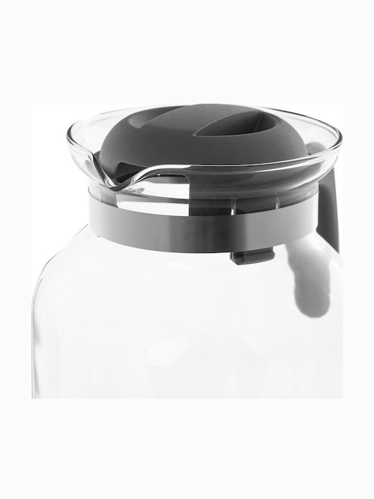 Kadax Glas Teekanne Grau 1500ml