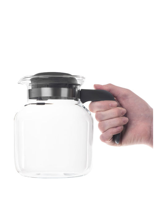 Kadax Glas Teekanne Grau 1500ml