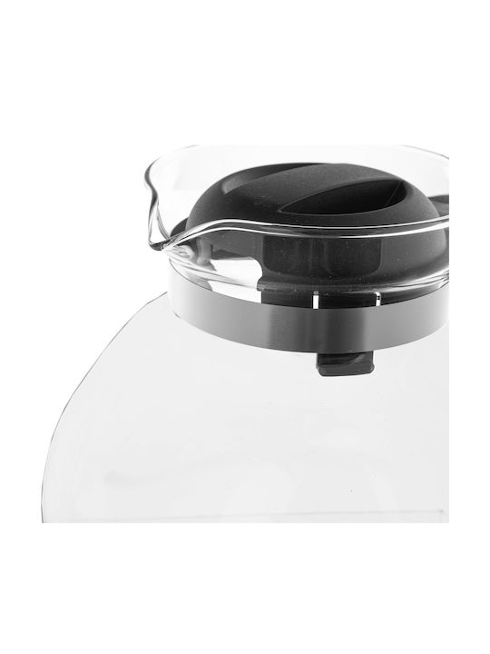 Kadax Kadax Glas-Teekanne Schwarz 1700ml