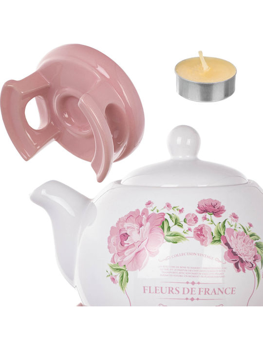 Kadax Ceramic Pink Teapot 1000ml