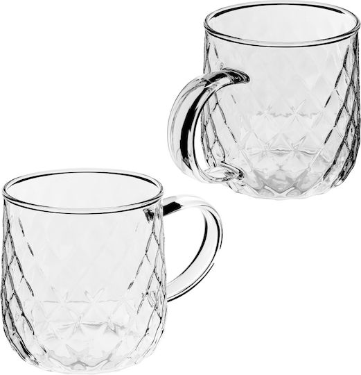 Kadax Kadax Glas Transparente Tasse 350ml 2 Stück