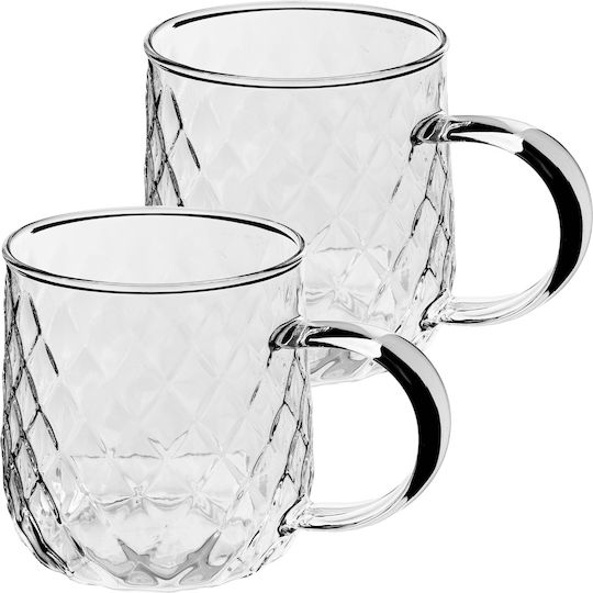 Kadax Kadax Glas Transparente Tasse 350ml 2 Stück