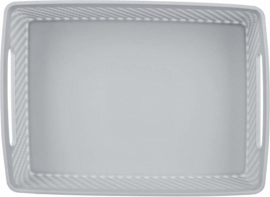 Kadax Coș De Depozitare Din Plastic Gri 16.5x25cm
