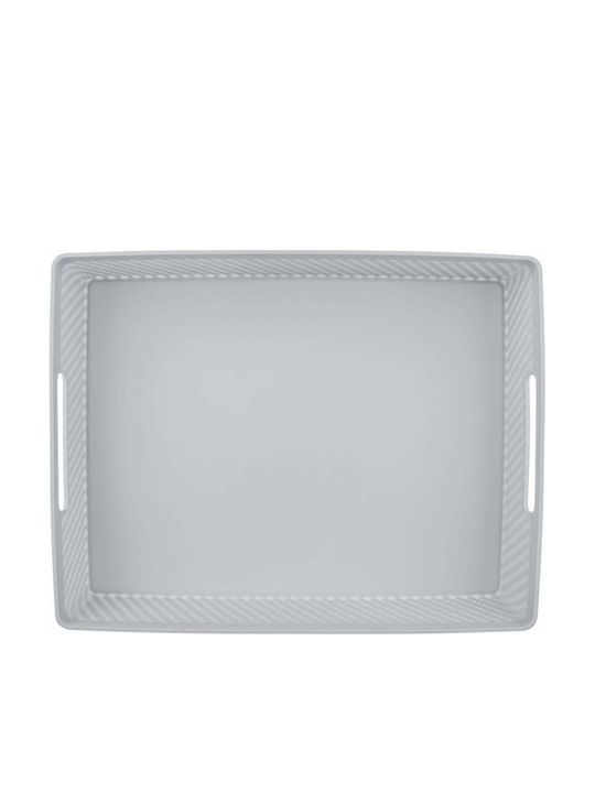 Kadax Plastic Gray Storage Basket 33x26cm