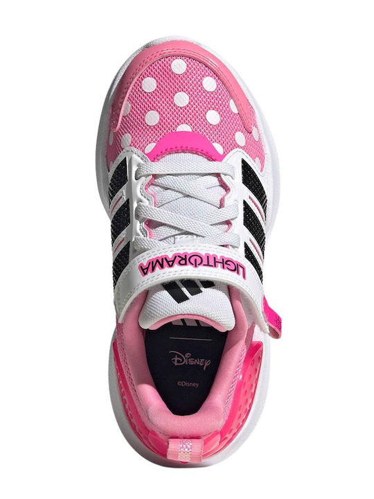 El C Kids Sports Shoes Running with Hoop & Loop Closure Pink