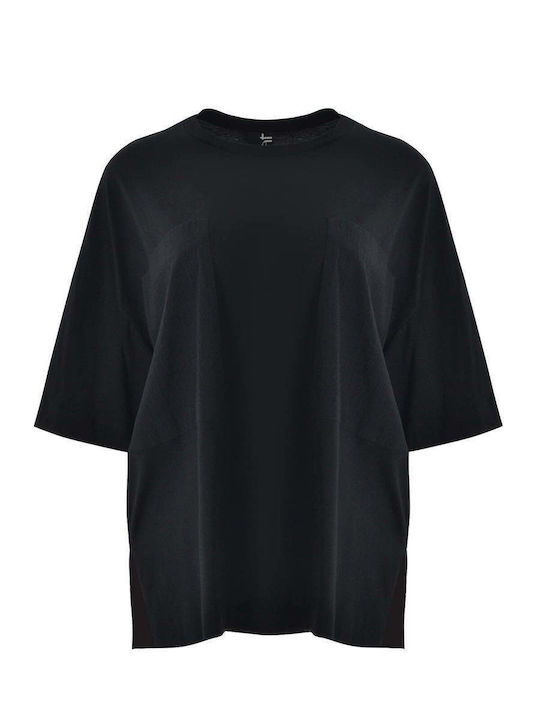 Γυναικείο Oversized T-shirt Μαύρο