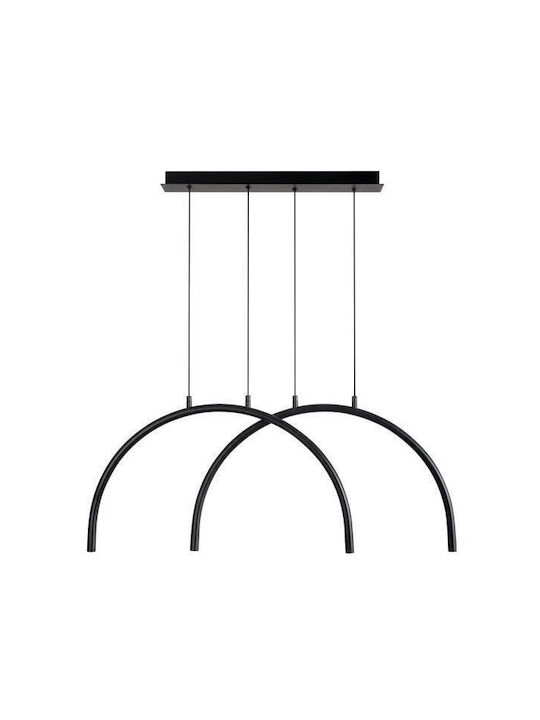 Eurolamp Apsis Pendant Light Black 84x33x33cm