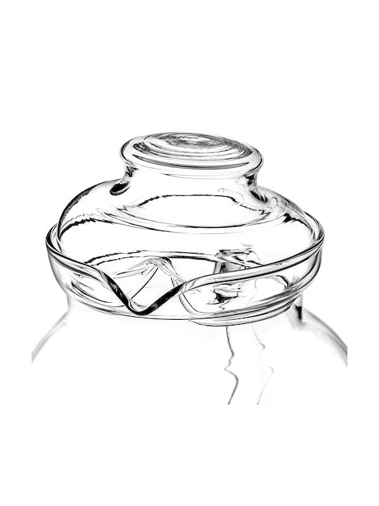 Kadax Ceainic cu Filtru din Sticlă Transparentă 1500ml