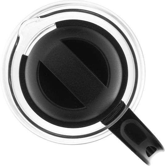 Kadax Glas-Teekanne Schwarz 1500ml
