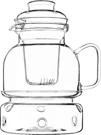 Kadax Teapot with Filter Glass Transparent 1500ml