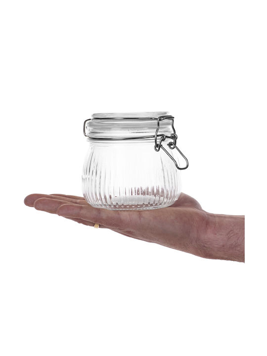Glass Container Lid 500 Ml 3 Pcs