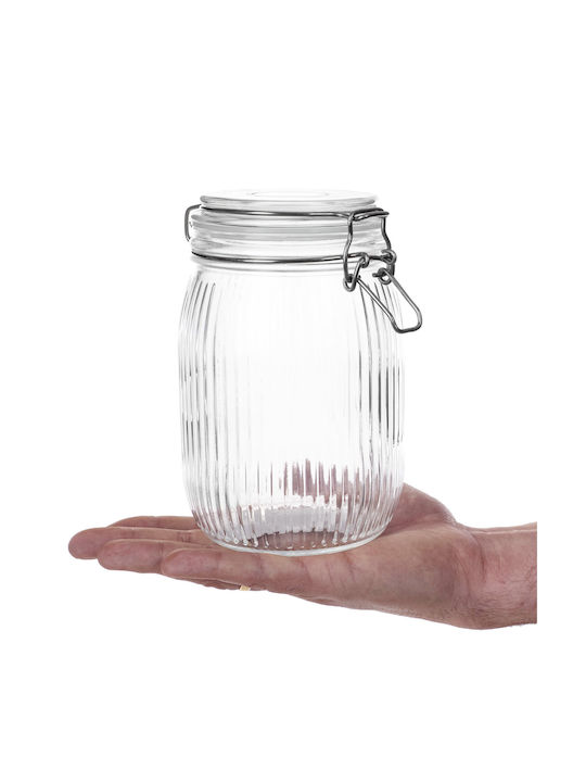 Glass Container Lid 950 Ml 3 Pcs