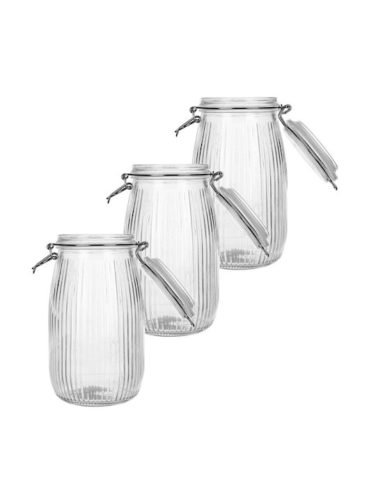 Kadax Glasbehälterdeckel 1450 Ml 3 Stück