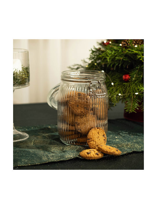 Glass Container Lid 950 Ml 3 Pcs