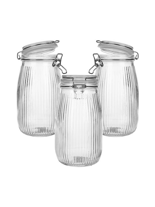 Kadax Glasbehälterdeckel 1450 Ml 3 Stück