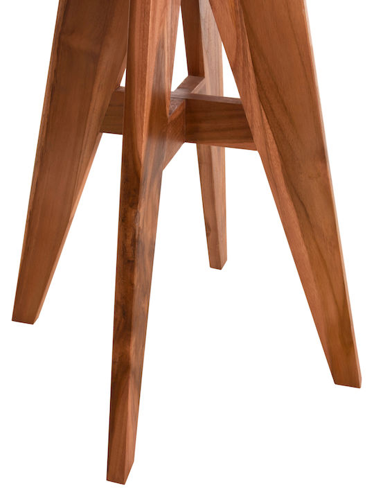 Wooden Masa pentru spații exterioare mici Leo Natural 70x70x75buc