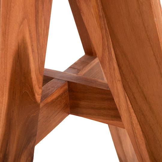 Wooden Masa pentru spații exterioare mici Leo Natural 70x70x75buc