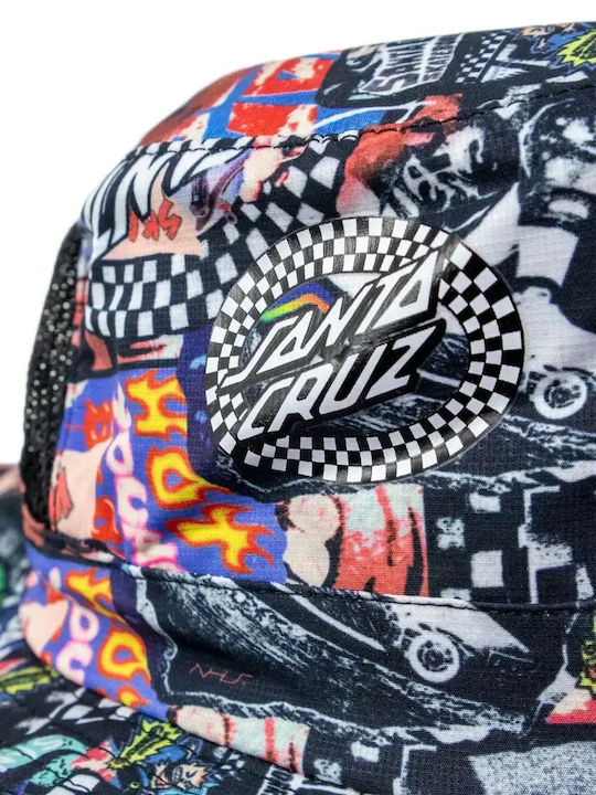 Santa Cruz Fabric Men's Bucket Style Multicolour Hat
