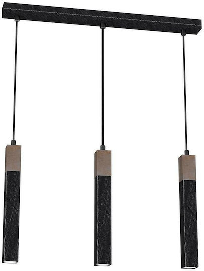 Eko Light Solo Hängelampe Schwarz 60cm