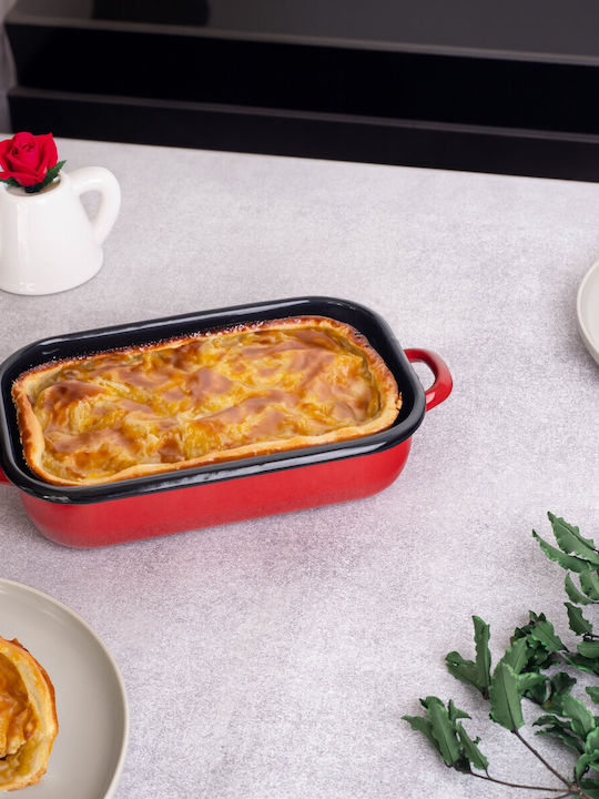 Kadax Oven Baking Pan from Stainless Steel with Enamel Coating