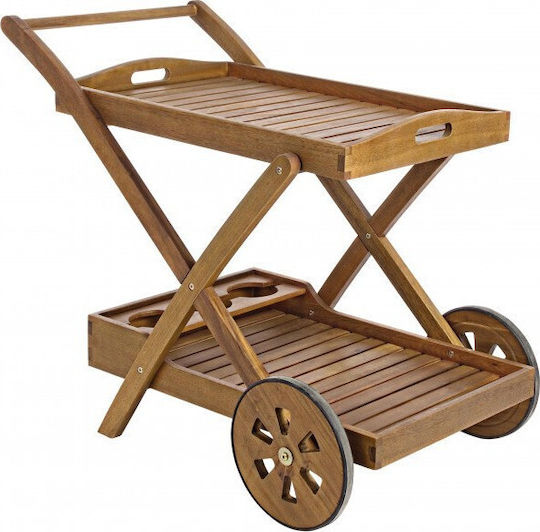 Masă Bar Pentru Spații Exterioare Mici Din Salcâm Noemi 89x56x76cm