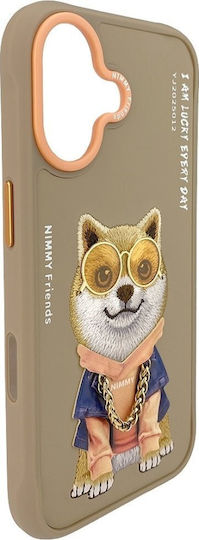 Θήκη Nimmy Glasses Cool Dog Iphone 17 Μπεζ