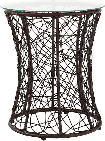 Masă laterală 50x50x47buc Maro Masă laterală 50x50x47buc Maro