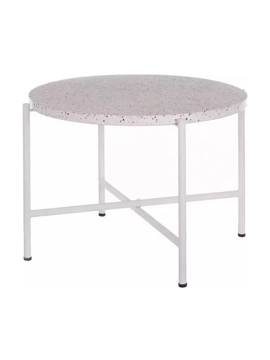 Tisch für kleine Außenbereiche Stabil White 60x60cm