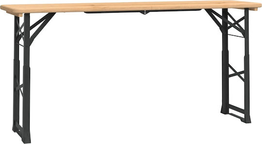 Table Foldable 170x50x75cm Brown Table Foldable 170x50x75cm Brown
