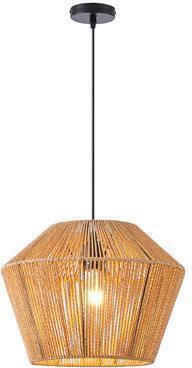 Eurolamp Vento Κρεμαστό Φωτιστικό Καφέ 40x132εκ.