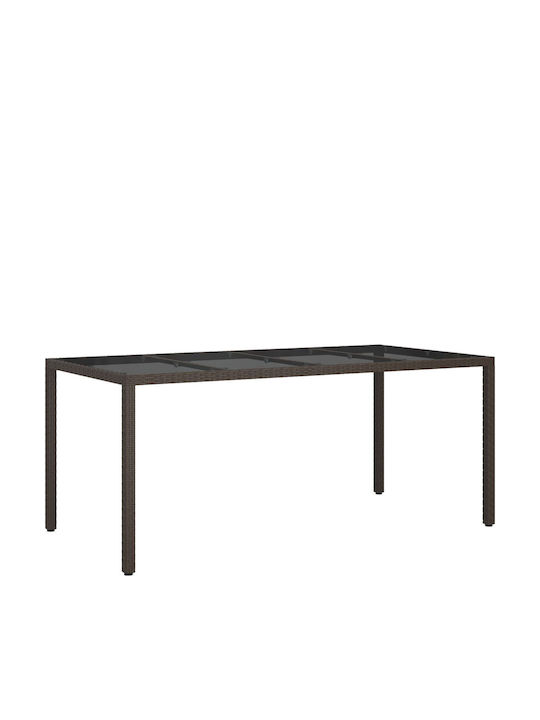 Tisch Stabil Brown 190x90x75cm