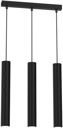 Eko Light Hudson Lustră Suspendată Negru 60cm.
