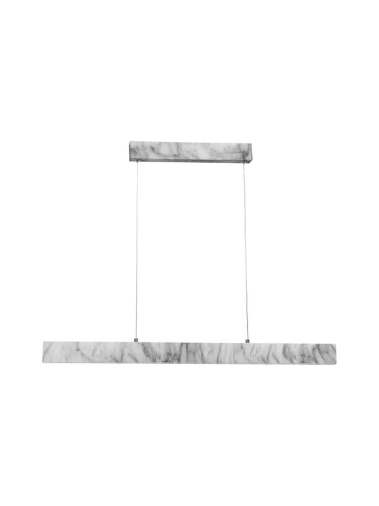Eko Light Pierce Κρεμαστό Φωτιστικό Λευκό LED