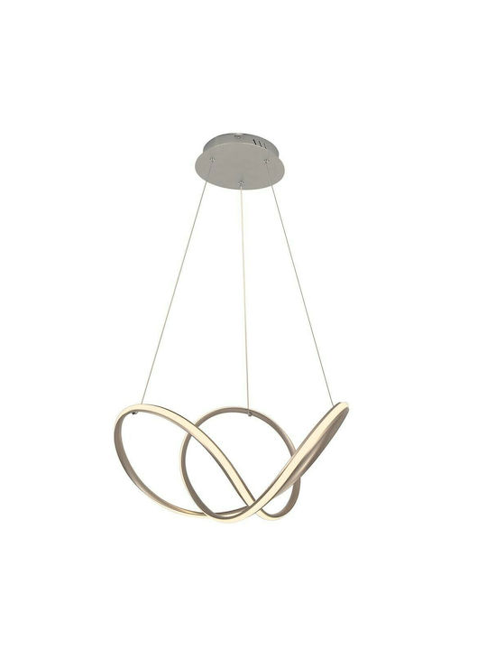 Vivalux Wild Pendant Light Silver 54x150cm