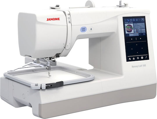 Janome Professionelle Nähmaschine Weiß
