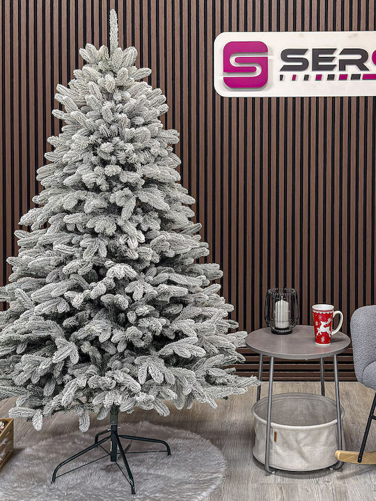 Brad De Crăciun Laponia Select Snow Împodobit Zăpadă 180cm Albastru